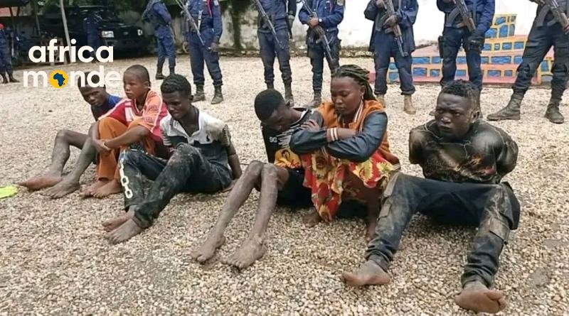 Les présumés voleurs arrêtés par la police 