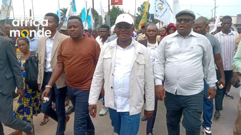 L'honorable John Kabeya acceuil à kananga 