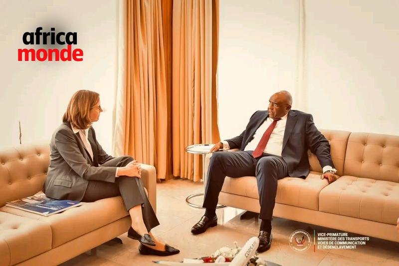 Jean Bemba ministre et Dorothea von Boxberg 