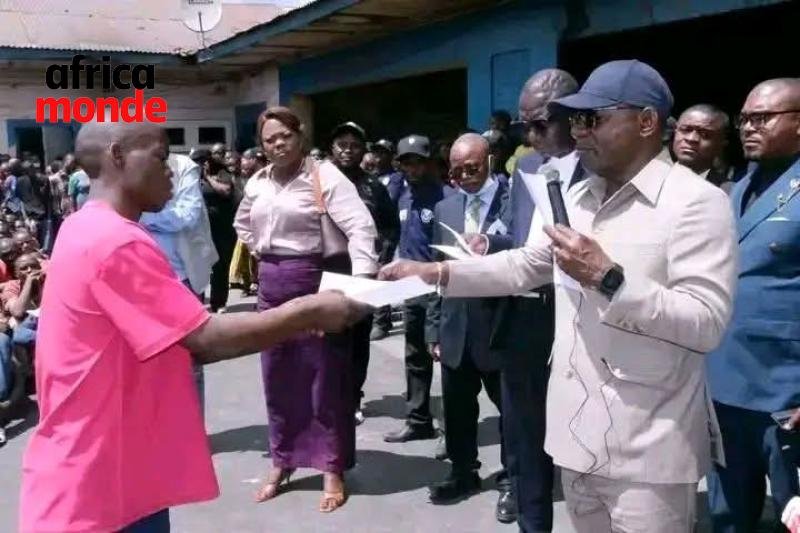 Libération des prisonniers à la prison centrale de Dilala par Firmin Vonde 