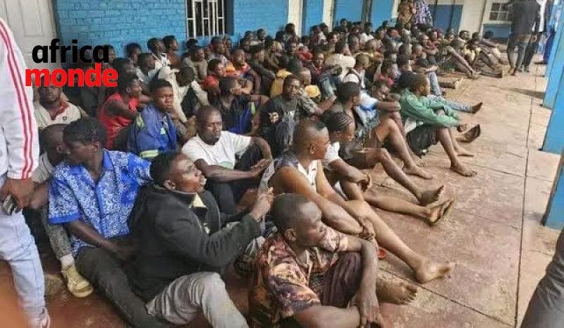 Les criminels arrêtés lors d'un bouclage à Lubumbashi 