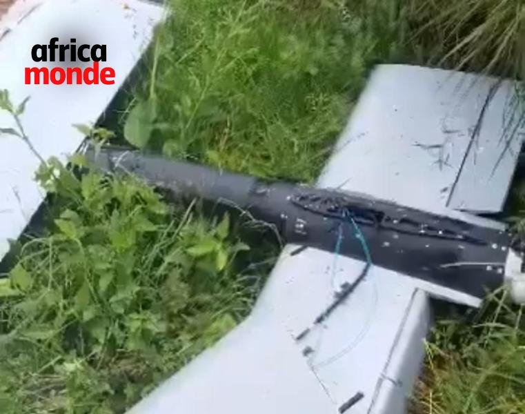 Drone de guerre abattu à minembwe par les FARDC 