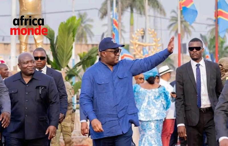 Le président de la république démocratique du Congo Felix Antoine TSHISEKEDI 