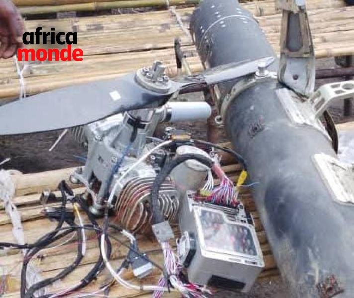 Le drone abattu par les Fardc à l'Est 