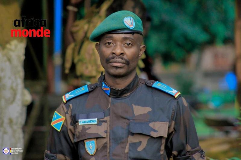 Jules Ngongo porte parole de l'armée à l'ituri 