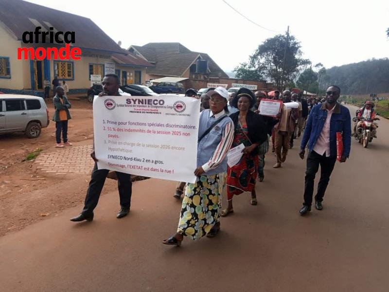 Les syndicalistes dela province du Nord Kivu 
