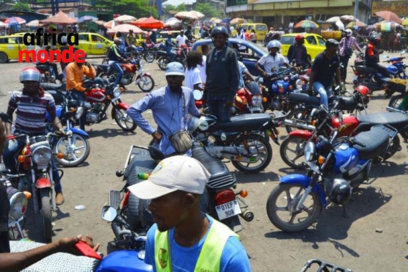 Les chauffeurs taxis motos dela Ville de Lubumbashi 
