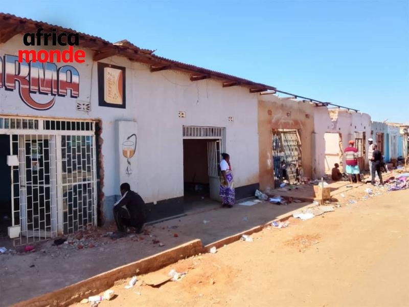 Le marché Muyej dans la ville de Kolwezi 