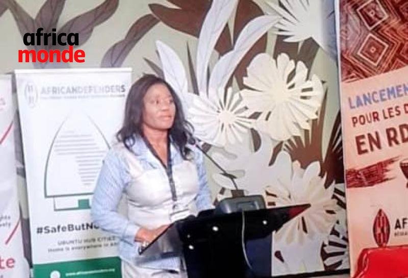 Annie Bambe, avocate, présidente du Forum de défense des droi humaine