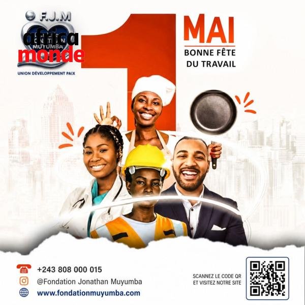 Message dela journée du travail célébré chaque le 01 mai
