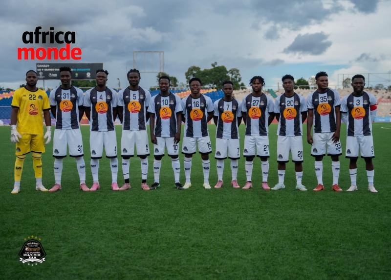 L'équipe du Tout Puissant Mazembe de Lubumbashi 