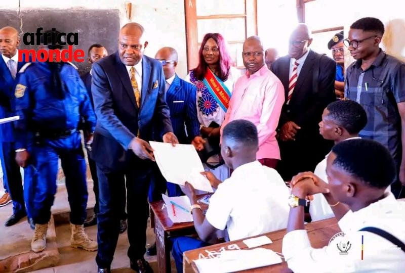 Le Gouverneur de la province de Lomami, Iron-Van Kalombo Musoko