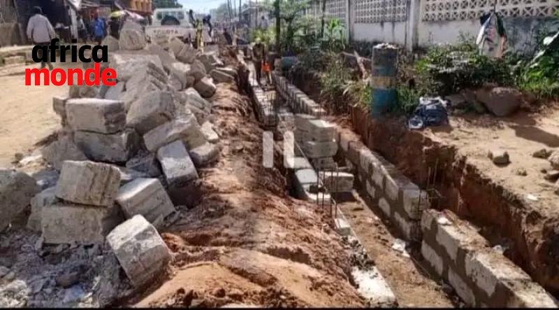 L'avenue kinkole en pleine réhabilitation 