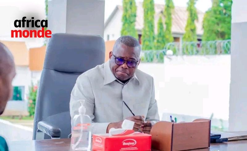 Le gouverneur du Kasaï, Crispin Mukendi Bukasa,