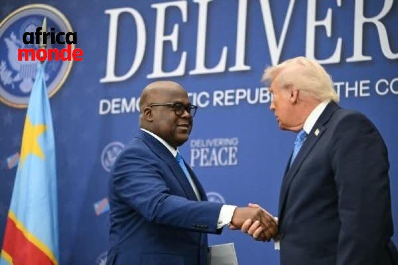 Président Felix TSHISEKEDI et président américain Donald Trump 