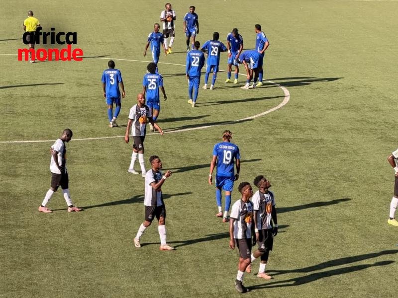 Les joueurs de mazembe et Don Bosco à kamalondo