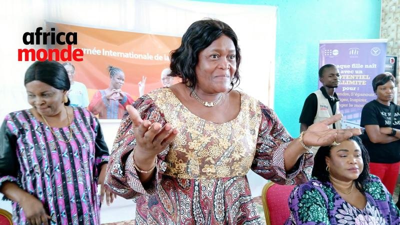 La ministre provinciale du Genre, Famille et Enfant, Marie-Isabelle Bapende,