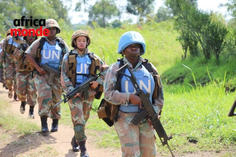 Les militaires onusiennes dans le territoire de mambasa 