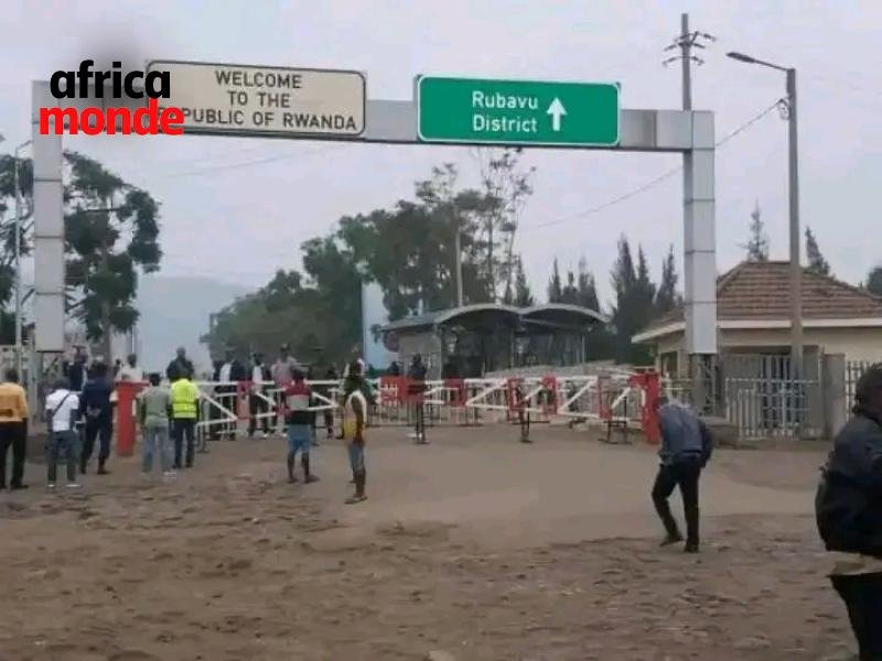 La frontière reliant la République démocratique du Congo et le Rwanda, Gisenyi