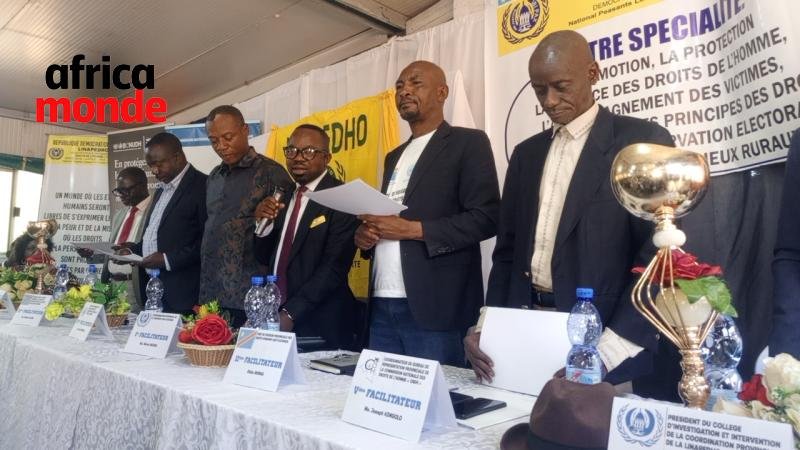 Les cadres et membres dela linapedho Haut Katanga 