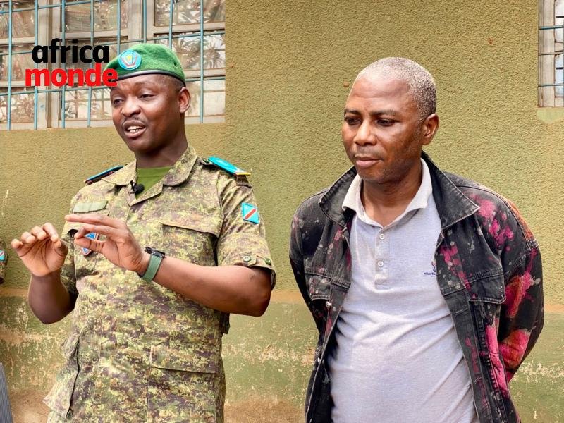 La présentation des ADF capturés par Fardc 