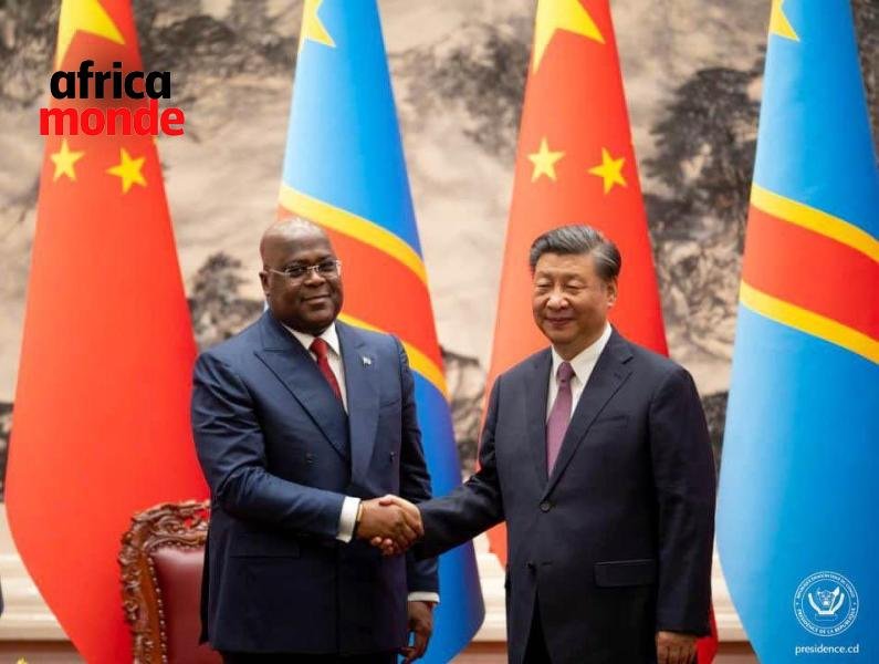 Le président congolais Félix TSHISEKEDI et le président chinois 