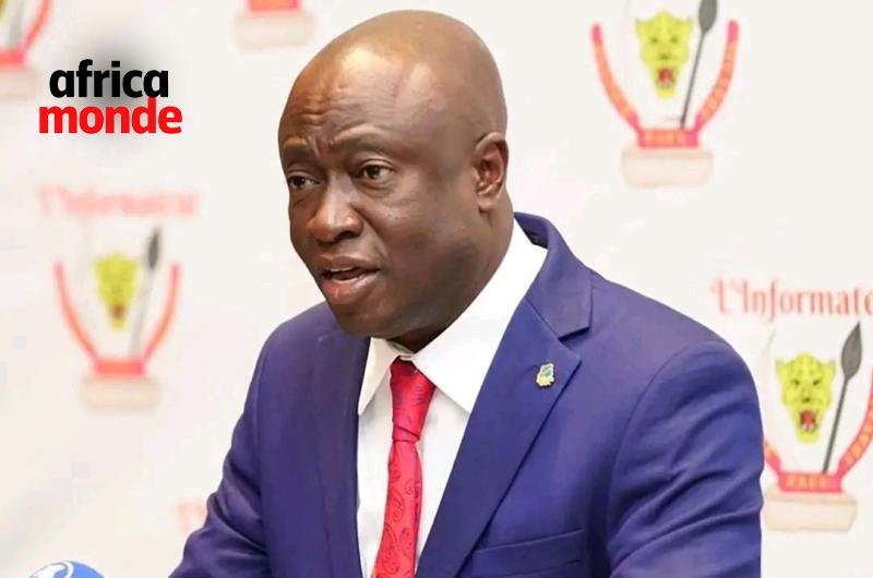 Le secrétaire général Augustin Kabuya du parti politique l'UDPS 