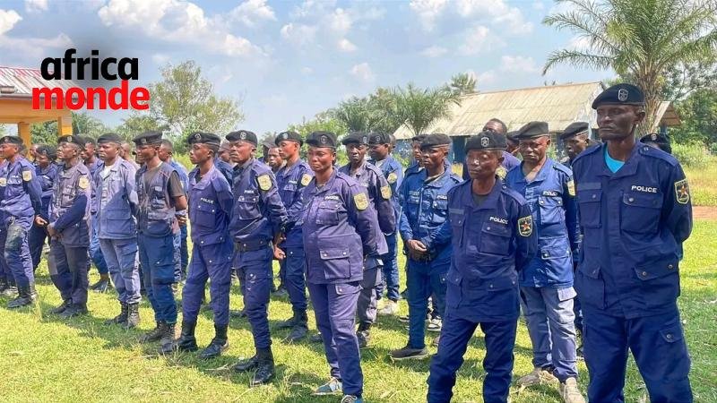 La police nationale congolaise de Lupatapata