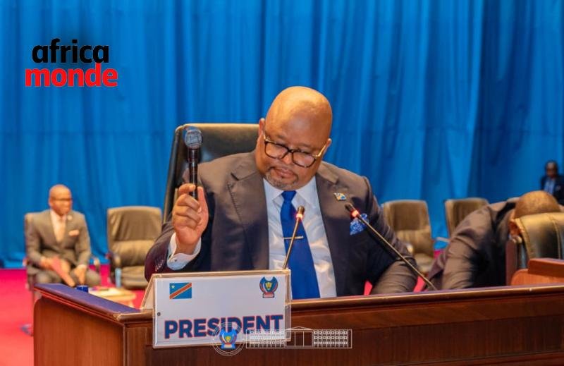  Le président de l’Assemblée nationale, Aimé Boji Sangara