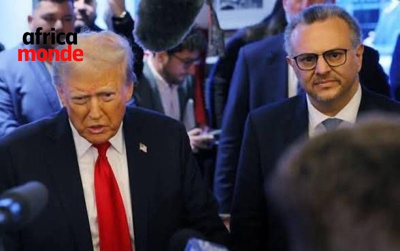 Le président Donald Trump et Massad Boulos, conseiller principal américain pour l’Afrique,