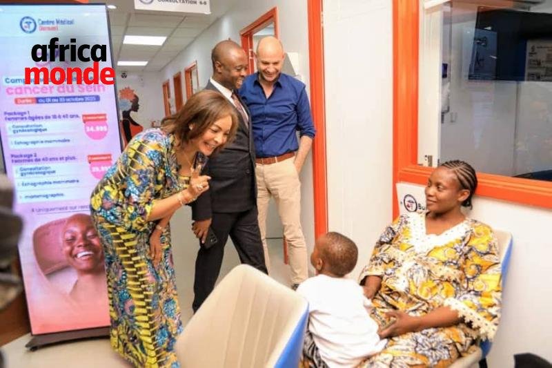 L'Honorable Benatar Chilufya Mathilda a salué les efforts consentis par les médecins de l'hôpital Diamant 