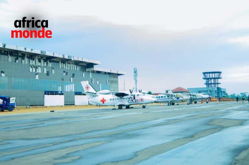 L'aéroport international de bunia dans la province d'ituri 