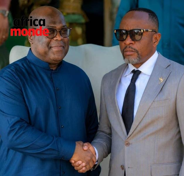 Le président Félix TSHISEKEDI et GUY KALENGA MUTOMBO 