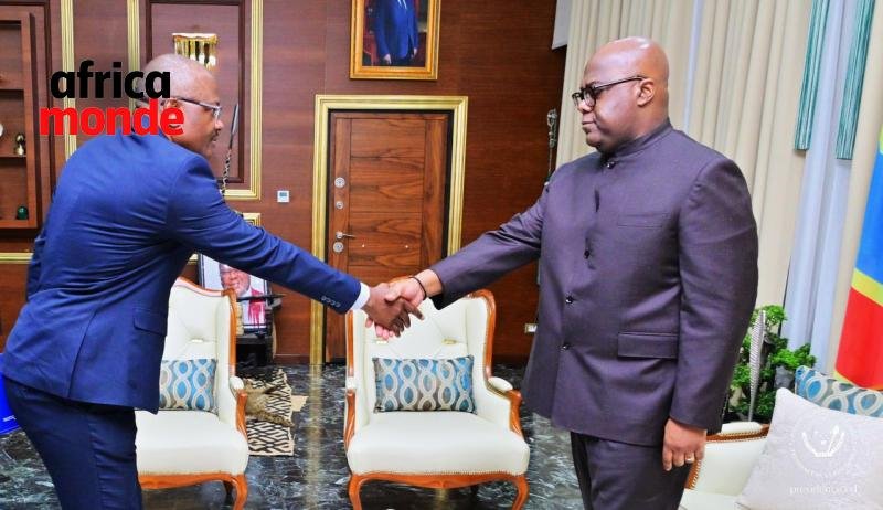 Le président Félix TSHISEKEDI et le Général-Major Gaby Kasongo Mulumba