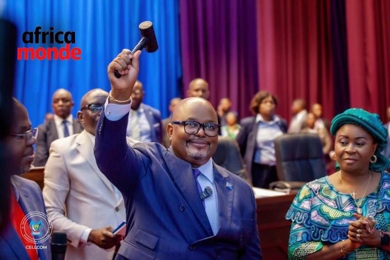 Le président de l'Assemblée nationale Aimé Boji Sangara 