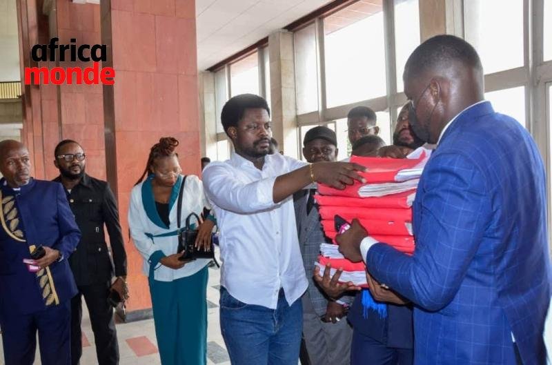 Mardochée Nsele Minga, initiateur de la pétition et membre du parti politique Fidec