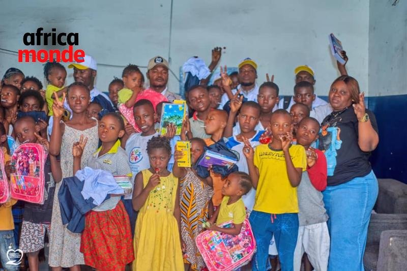 Les enfants de l’orphelinat Siloé à Kinshasa 