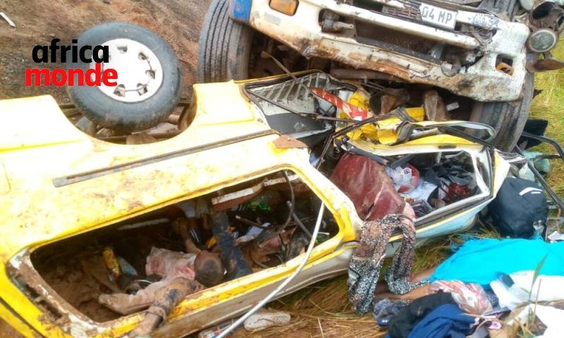 Deux véhicules en collision sur la route kasumbalesa - sakania 
