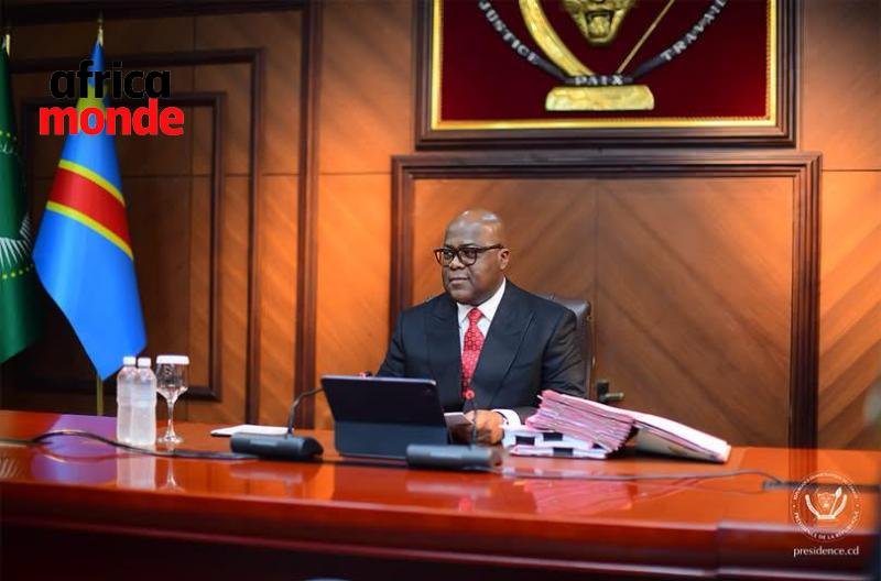 Le chef de l'État Félix Antoine TSHISEKEDI 