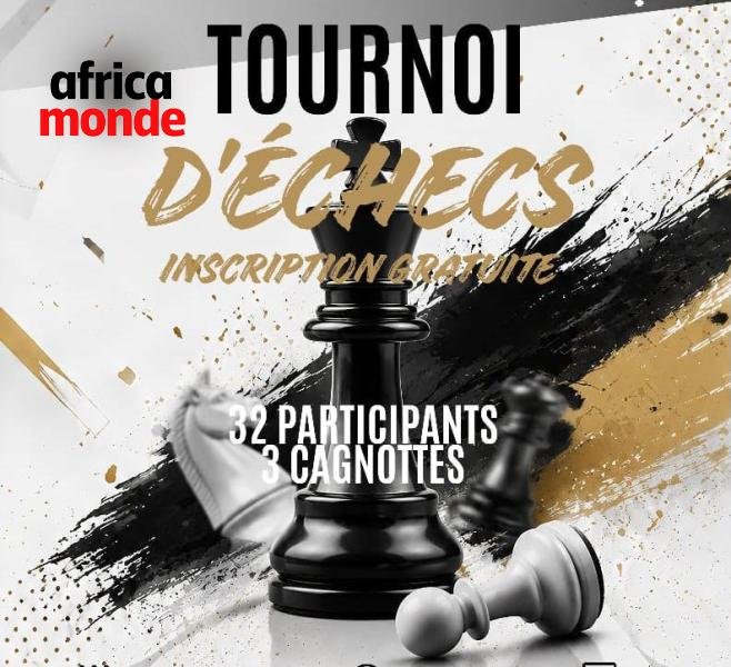 L'affiche du tournoi d'échec , photo Crédit @