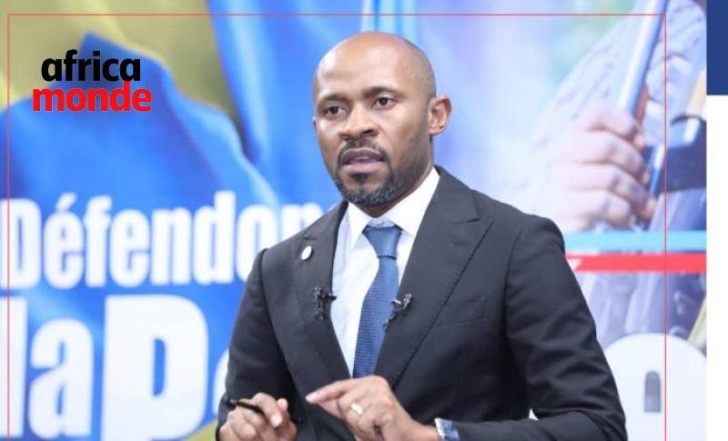 Le ministre dela communication et porte parole du gouvernement Patrick Muyaya 