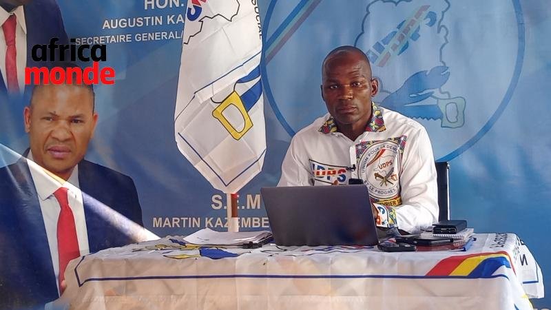 Le président fédéral de la Ligue des Jeunes de l’UDPS/ Lubumbashi 1, Dr Clément Lwamba
