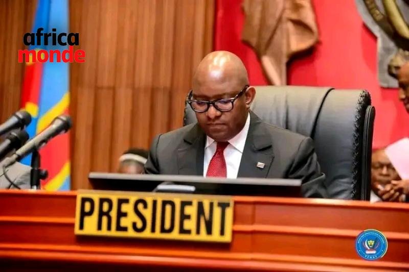 Le Président du sénat Jean Michel Sama Lukonde 
