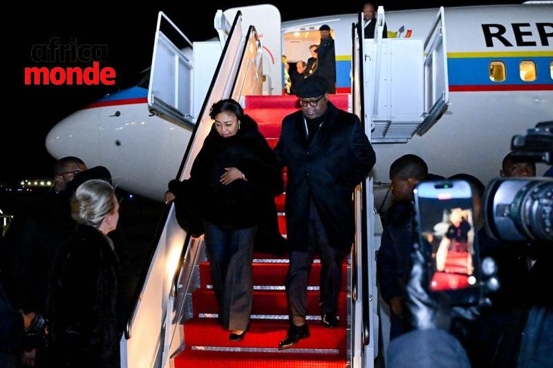 Le Président de la République, Félix-Antoine Tshisekedi Tshilombo, et la Première Dame, Denise Nyakeru Tshisekedi.