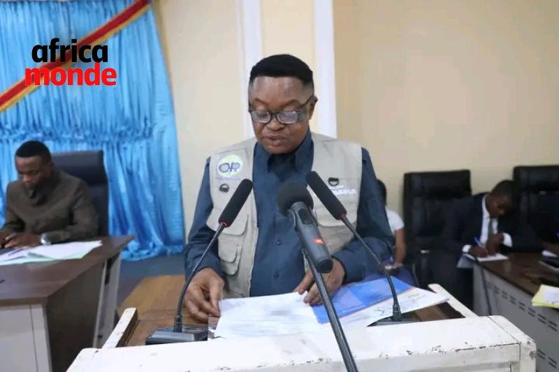 Le Directeur provincial de l’Office des routes, John Badibanga
