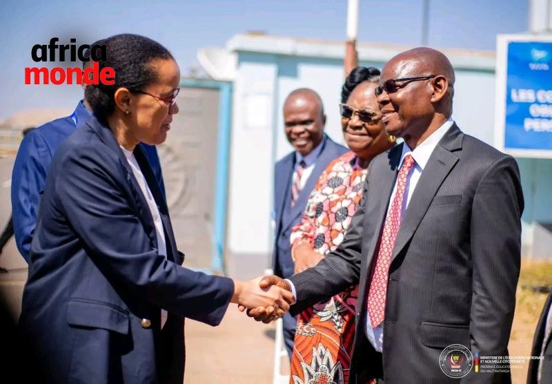 La ministre d’État en charge de l’Éducation nationale et de la Nouvelle Citoyenneté, Raïssa Malu Dinanga