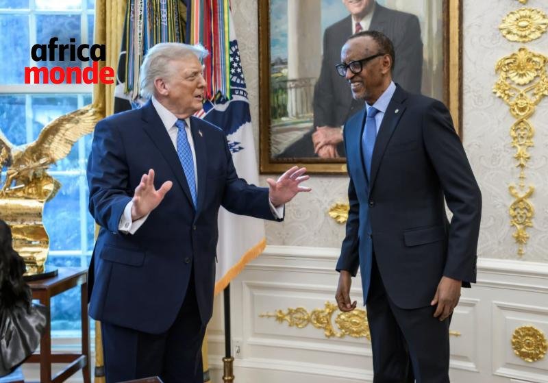 Le président américain Donald Trump et Paul Kagame 