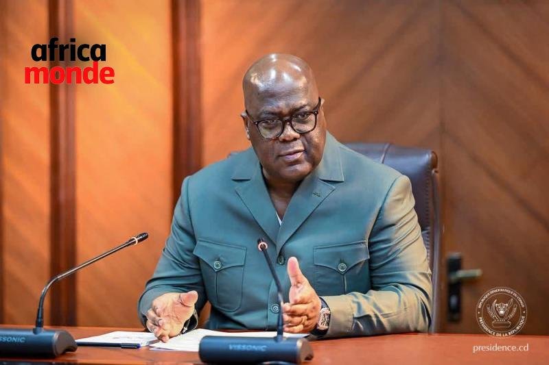 Le président dela république démocratique du Congo Félix TSHISEKEDI 