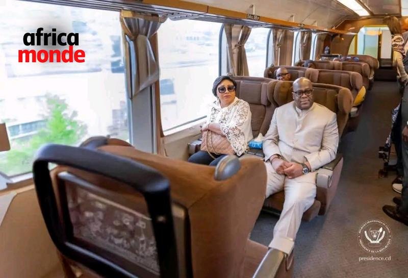 Le président Félix TSHISEKEDI et Denise Nyakeru 