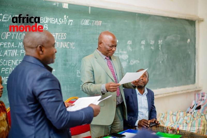 L'inspecteur chef de pool de l'Inspection secondaire Lubumbashi 1, Anselme Mwilambwe
